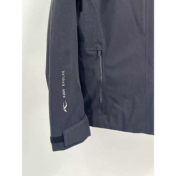 KJUS Evolve Jacket Black Hooded Fast II20 Winter Sz 42 XL Womens Ski Parka - Picture 2 of 7